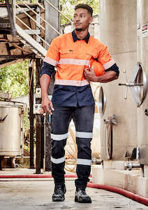 Pants: Mens Bio Motion Taped Stretch Jean