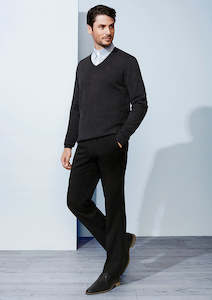 Mens Cool Stretch Adjustable Waist Pant (Stout) 70114S 117 / Charcoal