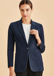 Biz Corporates Jackets: Womens Arden Blazer RBL068L 4 / Navy