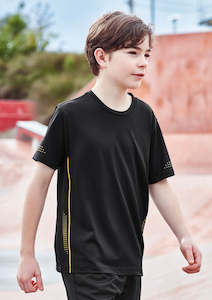 Biz Collection Tees: Kids Balance Short Sleeve Tee T318KS 8 / Navy/Sky