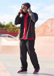Biz Collection Activewear: Unisex Razor Pant TP409M XS / Black