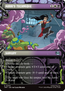 Mtg Teenage Mutent Ninja Turtles: Karai's Technique (Showcase) [Teenage Mutant Ninja Turtles]