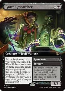 Secrets Of Strixhaven: Grave Researcher (Extended Art) [Secrets of Strixhaven]