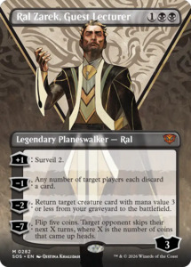 Secrets Of Strixhaven: Ral Zarek, Guest Lecturer (Borderless) [Secrets of Strixhaven]