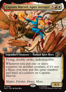 Marvel Super Heroes Commander: Captain Marvel, Apex Avenger (Extended Art) [Marvel Super Heroes Commander]