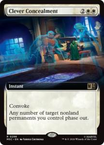 Clever Concealment (Extended Art) [Marvel Super Heroes Commander]