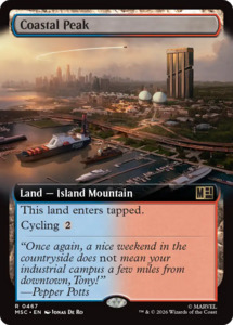 Marvel Super Heroes Commander: Coastal Peak (Extended Art) [Marvel Super Heroes Commander]