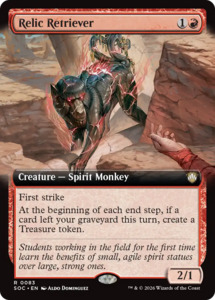 Sos Commander: Relic Retriever (Extended Art) [Secrets of Strixhaven Commander]