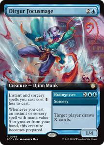 Dirgur Focusmage (Extended Art) [Secrets of Strixhaven Commander]