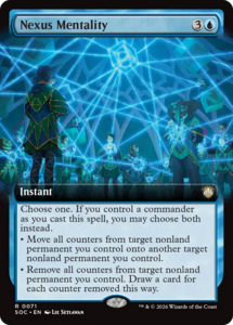 Sos Commander: Nexus Mentality (Extended Art) [Secrets of Strixhaven Commander]
