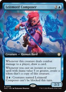 Sos Commander: Leitmotif Composer (Extended Art) [Secrets of Strixhaven Commander]
