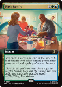 First Family (Extended Art) [Marvel Super Heroes Commander]
