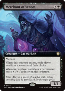 Merchant of Venom (Extended Art) [Secrets of Strixhaven Commander]