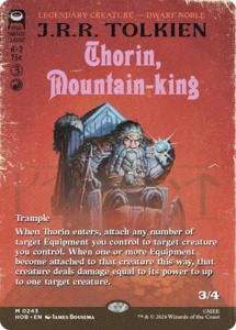 The Hobbit: Thorin, Mountain-king (Borderless) [The Hobbit]