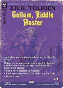 Gollum, Riddle Master (Borderless) [The Hobbit]