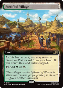 Marvel Super Heroes Commander: Fortified Village (Extended Art) [Marvel Super Heroes Commander]