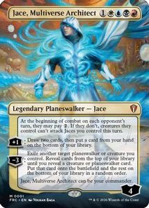 Reality Fracture Commander Deck: Jace, Multiverse Architect (Borderless) (FRC-001) [Commander: Reality Fracture]