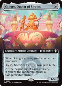 Ginger, Queen of Sweets (Extended Art) (099) [Commander: Reality Fracture]