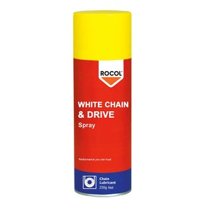 250g ROCOL White Chain/ Drive Spray - RY442330 Shuk