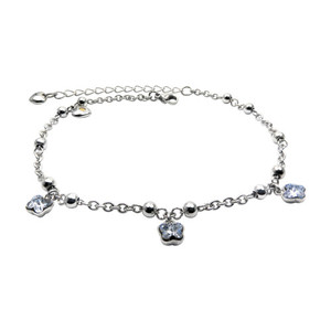 Butterfly Anklet (SS) - With Swarovski Elements Shuzi