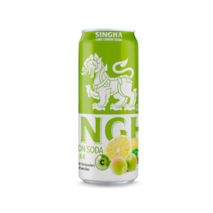 Singha Lemon Soda: Singha Ume Lemon Soda 330ml