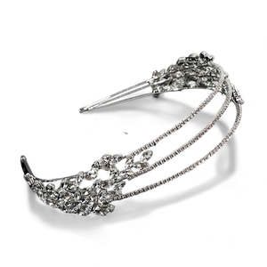 Designer Girls Crowns Tiaras: The Lillian Girls Designer Diamante Tiara
