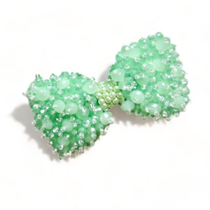 Girls Designer Hair Accessories: The Stargazer Childs Luxury Crystal Bow Clip