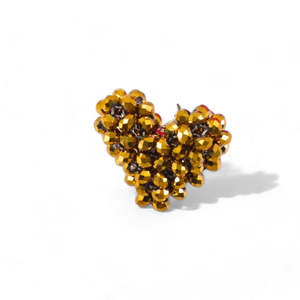 Stargazer And Dreamers: The Heart Felt Girls Gold Ring