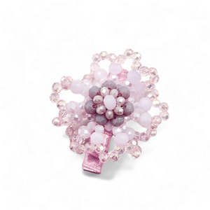The Fleur Flower Kids Crystal Hair Clip