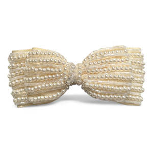 Fashion Hair Clips And Barrettes Online: The Anise Girls Pearl Bow Clip