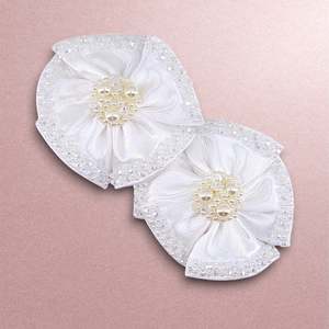 The Florian Kids Handmade Crystal & Pearl Flower Clip Set