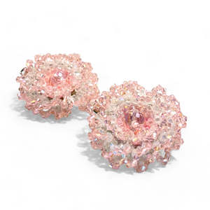 The Roseanne Girls Handmade Crystal Flower Clip Set