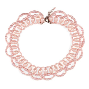 The Queen Victoriana Girls Pink Necklace