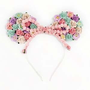 Girls Juno Flower Kids Mouse Ears Headband