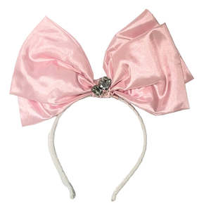 Best Sellers: Cosmos Girls Statement Pink Bow Headband