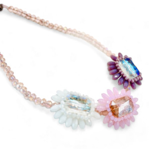 Latest Product: The Belladona Girls Crystal Flower Necklace