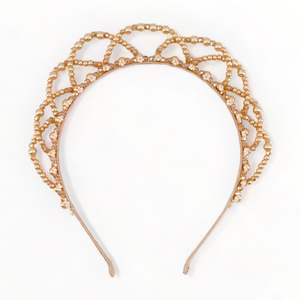 The Lailah Designer Pearl Tiara Headband