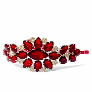 The Blaze Girls Rube Red Handmade Rhinestone & Diamante Headband