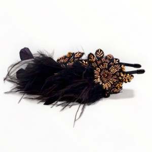 I Put A Spell On You Halloween Accessories: The Micah Miracle Designer Feather Headband