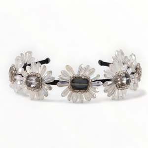 I Put A Spell On You Halloween Accessories: The Seraphina Crystal Flower Designer Headband