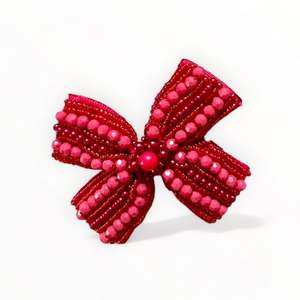 Christmas: Noughts & Crosses Designer Kids Bow Hair Clip