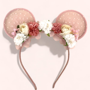 The Alyssa Designer Girls Mouse Ears Headband