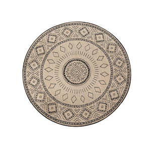 Moroccan: Indy Round 8939 Jute Rug