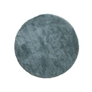 Nomadic Round Teal Blue Rug