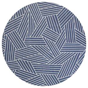 Sunset Indoor/Outdoor Weave Navy Rug