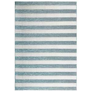 Outdoor: Coast Outdoor Stripe Blue Rug
