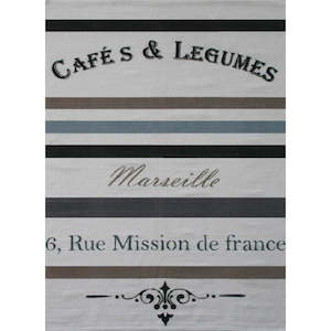 Natural Fibre: Normandy 18728 White/Multi Rug