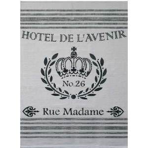 Natural Fibre: Normandy 18729 White/Grey Rug