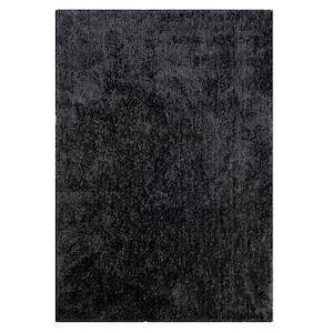 Black: Symara Onyx Black Rug