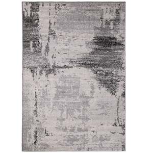 Asana Vintage Light Grey/Black Rug